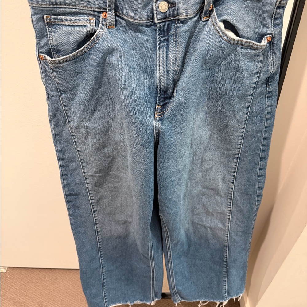 GAP Classic Blue Wide Leg Women's Jeans - Picture 2 of 4